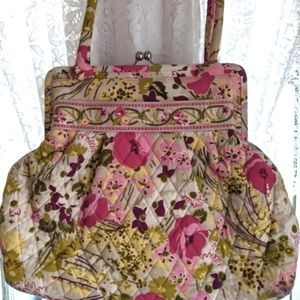 Vera Bradley Eloise Make Me Blush Frame Bag